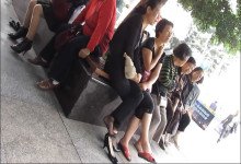 high heels, play shoes and sandals